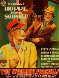 Goodbye, Franziska (digital quality, banned by the Allies — mostly Jewish ICD)