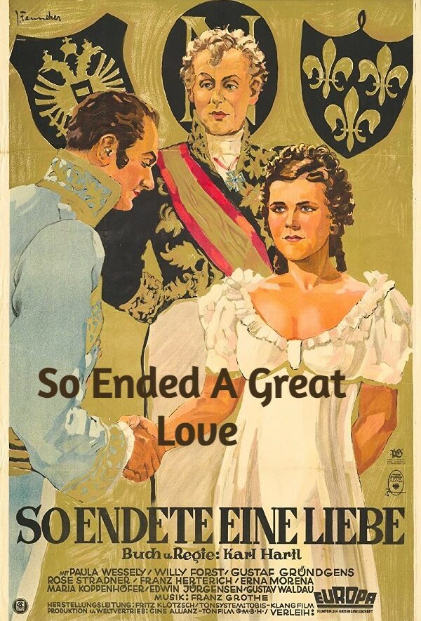 So Ended A Great Love