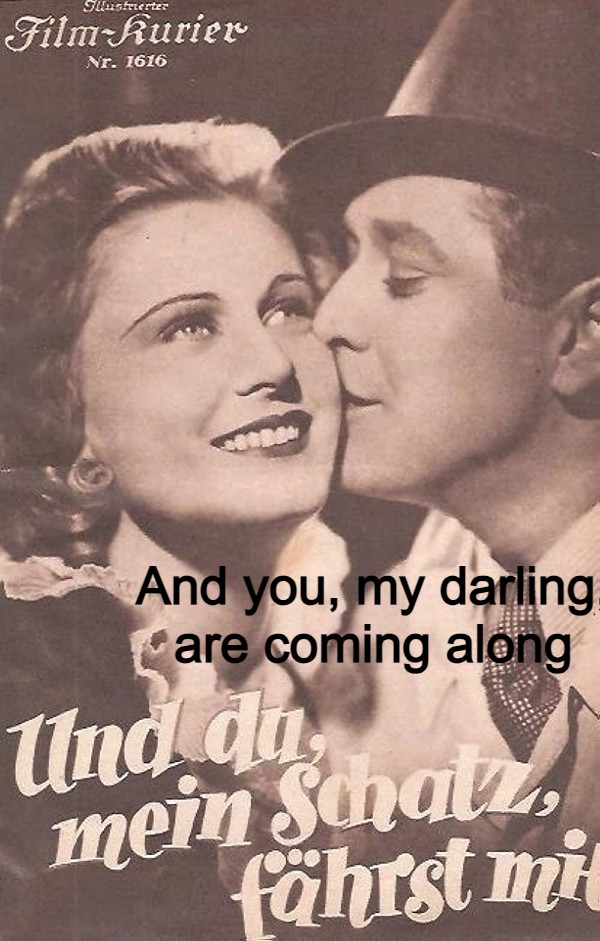 And you, my darling, are coming along