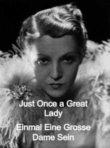 Just Once a Great Lady