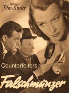 Counterfeiters (banned by the Allies-mostly Jewish ICD)