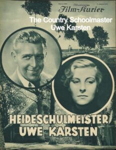 The Country Schoolmaster Uwe Karsten (banned by the Allies-mostly Jewish ICD)