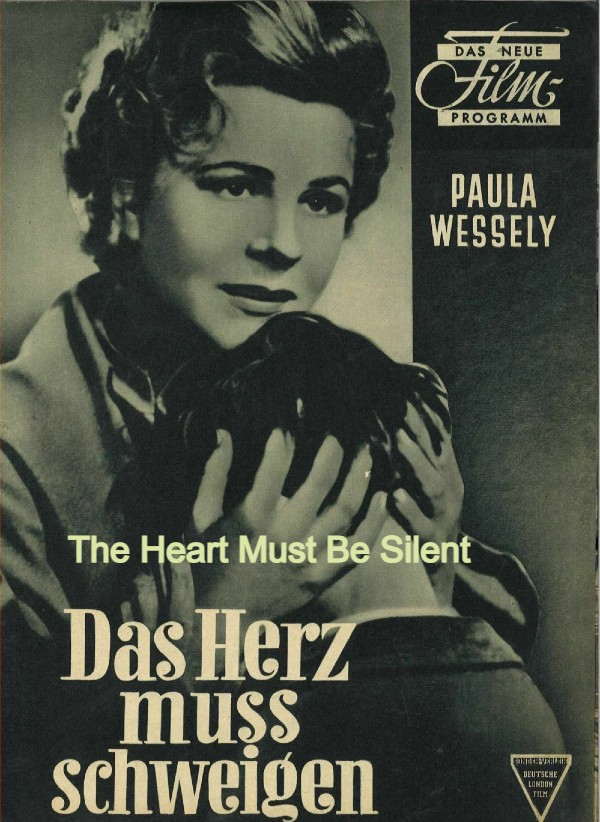 The Heart Must Be Silent (digital quality, banned by the Allies -mostly Jewish ICD)